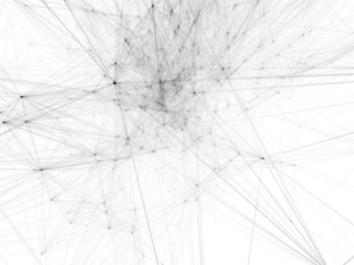 Abstract 3d Connectivity Network Background