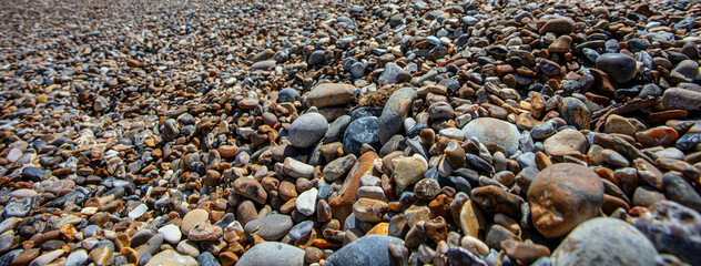 A Stony Beach on the Suffolk Coast