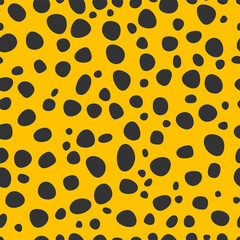 Vector seamless organic pattern with strokes