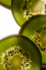 kiwi trasparente macro