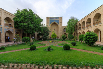 Obraz premium Medieval Kukeldash madrasah, UNESCO world heritage, Tashkent, Uzbekistan