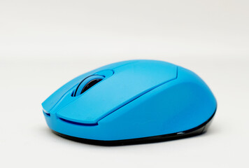 Modern computer mouse on white background. Mouse wireless