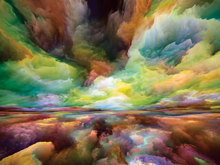 Obraz na płótnie Canvas Illusions of Land and Sky