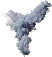 Colorful Abstract Smokey Vapor Cloud Formation