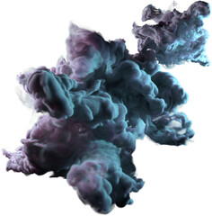 Colorful Abstract Smokey Vapor Cloud Formation