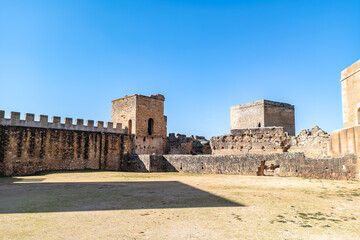 Ruins of the Castle of Alcala de Guadaira in Seville, Andalusia, Spain