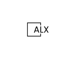 Fototapeta premium ALX Letter Initial Logo Design Vector Illustration