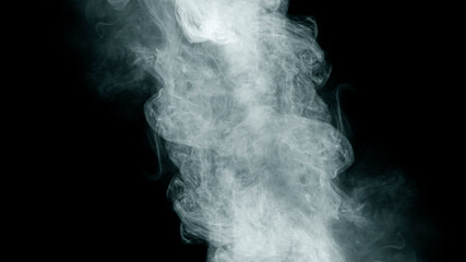 Abstract white smog on black background for your logo wallpaper or web banner..