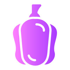 Bell pepper gradient icon