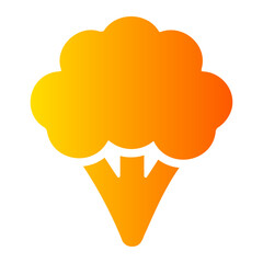 broccoli gradient icon