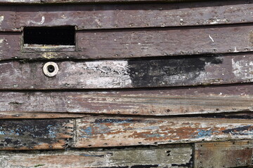 Boat hull detail, Hastings, UK