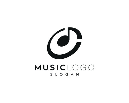 Music logo-Abstract music logo design