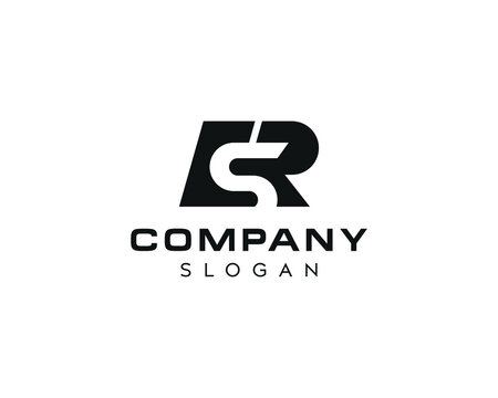 SR letter logo design-Letter SR logo design-SR icon design