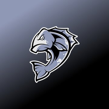 angry fish logo
