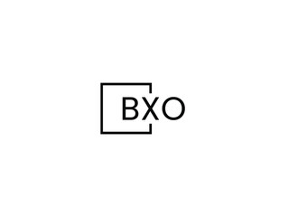 BXO letter initial logo design vector illustration
