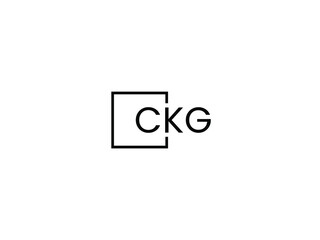 CKG Letter Initial Logo Design Vector Illustration	