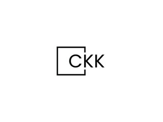 Fototapeta premium CKK Letter Initial Logo Design Vector Illustration 
