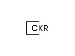 Fototapeta premium CKR Letter Initial Logo Design Vector Illustration 