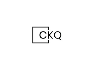 CKQ Letter Initial Logo Design Vector Illustration	