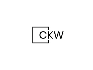 CKW Letter Initial Logo Design Vector Illustration	