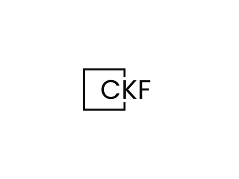 CKF Letter Initial Logo Design Vector Illustration	