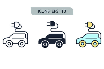 zero emission icons  symbol vector elements for infographic web