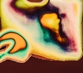 Grainy Abstract Gradient Background Colorful Heatmap