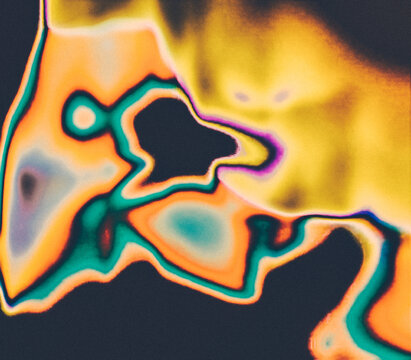 Grainy Abstract Gradient Background Colorful Heatmap