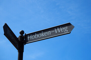 Hoboken-Weg in Kampen auf Sylt - obrazy, fototapety, plakaty