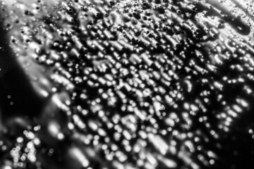 Black And White Abstract Fluid Texture