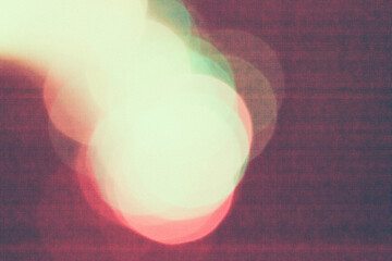 Vintage Grainy Bokeh Light Background