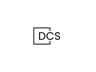 DCS Letter Initial Logo Design Vector Illustration