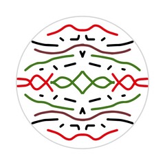 	
mandala design with abstract shape. vector ornament and decoration motif concept. template for wallpaper, patterns, carpet, textile and seamless