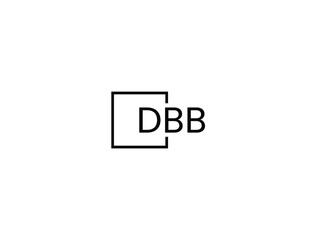 DBB Letter Initial Logo Design Vector Illustration