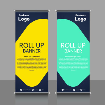 Business Roll Up. Banner Template. Vector illustration, abstract - Vector,EPS