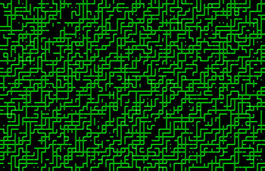 green binary background