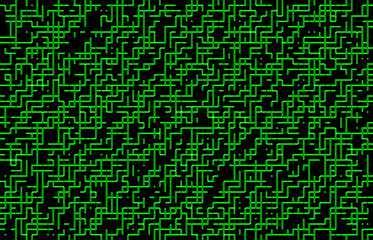green binary background