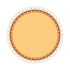 	
mandala design with abstract shape. vector ornament and decoration motif concept. template for wallpaper, patterns, carpet, textile and seamless