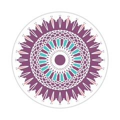 	
mandala design with abstract shape. vector ornament and decoration motif concept. template for wallpaper, patterns, carpet, textile and seamless