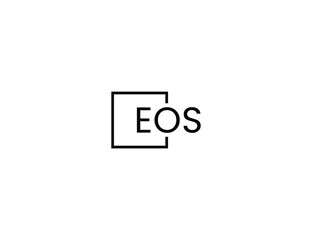 EOS Letter Initial Logo Design Vector Illustration
