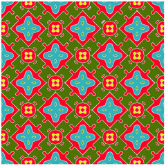 Vintage multicolor seamless pattern.Perfect for fashion, textile design, cute themed fabric, on wall paper, wrapping paper, fabrics and home decor.