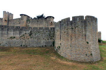 The fortified city of Carcassonne, France