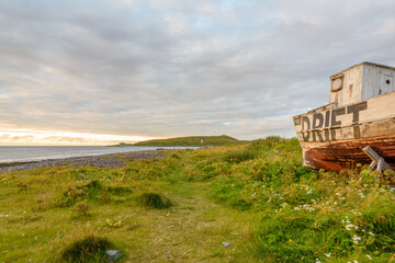 Fishing village Vardø in Finnmark. Norway