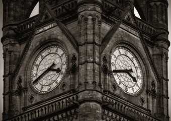 Manchester Town Hall clock tower
