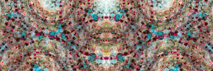 Multicolor fantasy pattern. Abstract panoramic background.