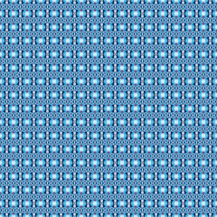 Abstract geometric background, regular seamless blue pattern.