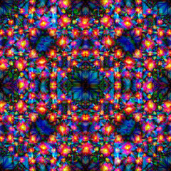Fototapeta na wymiar Abstract kaleidoscope background, Beautiful color kaleidoscope texture and Unique kaleidoscope design