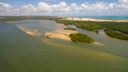 Lagoa dos Guaraíras, Rio Grande do Norte, Brazil.