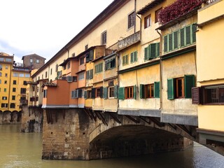 Fototapeta na wymiar Pride of Florence: Ponte Vecchio