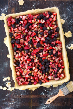 Mixed Berry Slab Pie